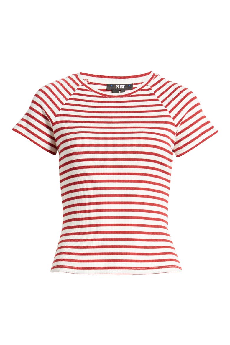 Bijou Rib T-Shirt, Alternate, color, IVORY MULT
