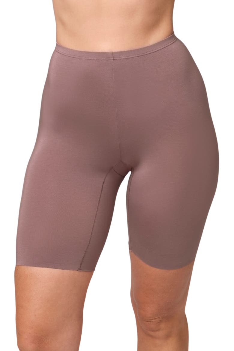 Body Bliss Biker Shorts, Main, color, CAPPUCCINO