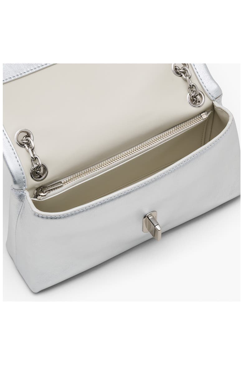 The Dual Chain Strap Mini Bag, Alternate, color, SILVER