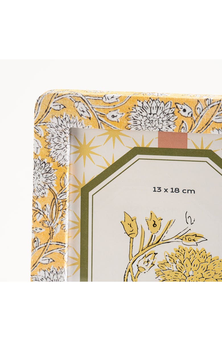 Zsa Zsa Zsu Noida Printed Frame 7X9 In, Alternate, color, Yellow