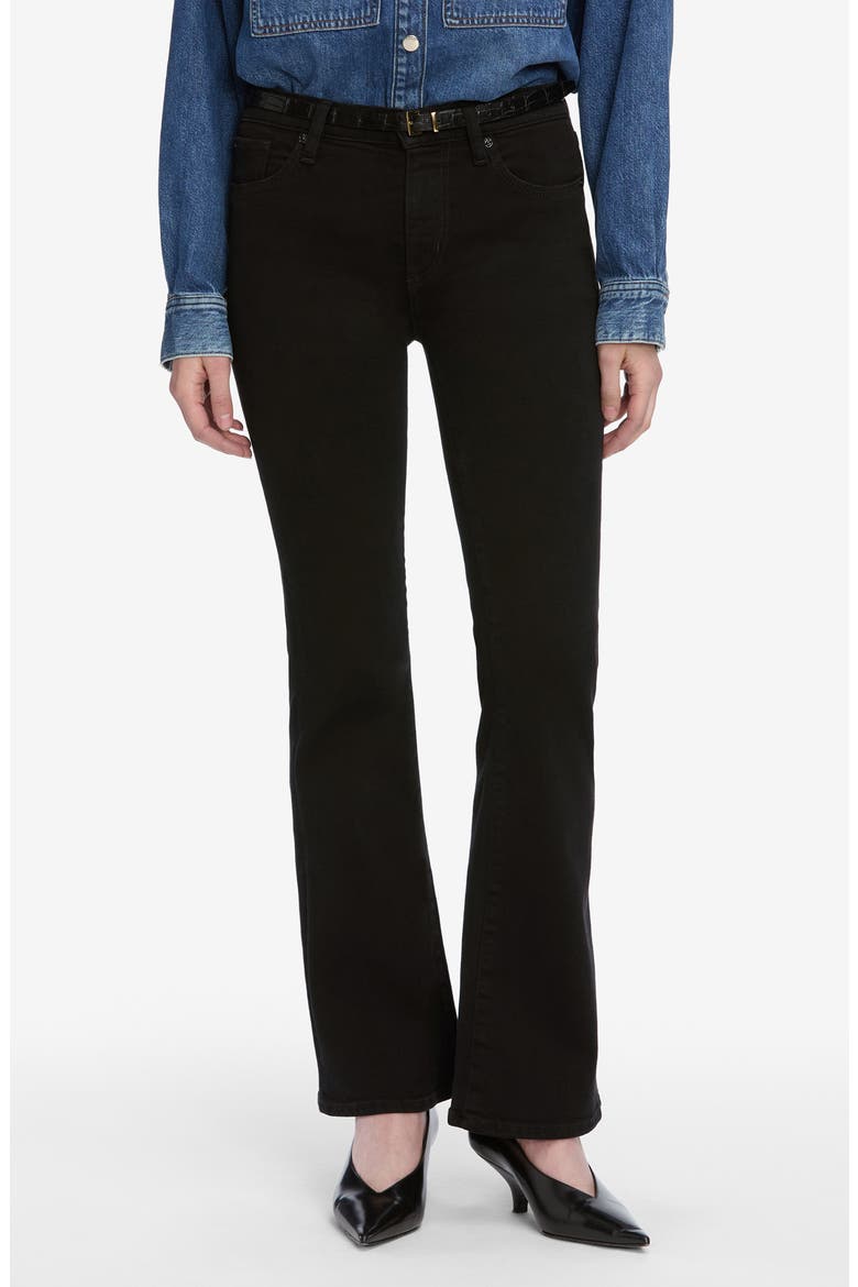 The Icon Flare Leg Jeans, Main, color, BLACK