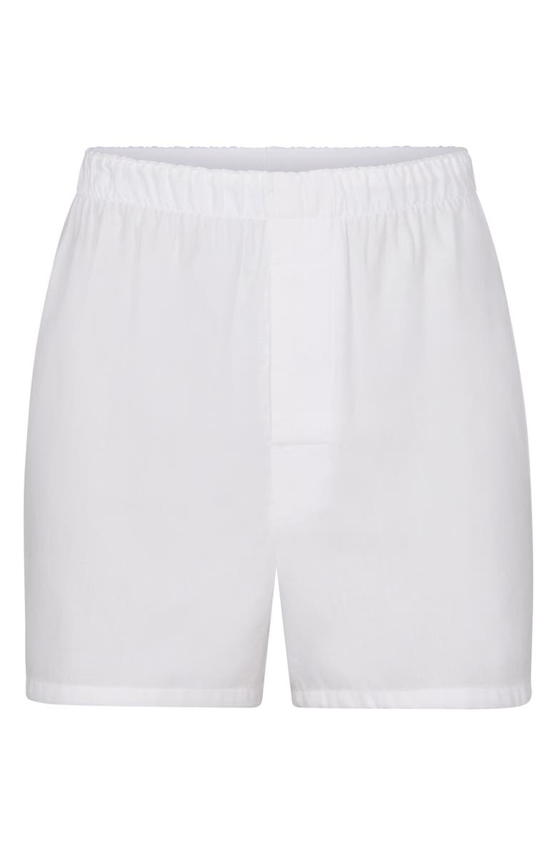 SKIMS Hotel Boxer Pajama Shorts, Alternate, color, 