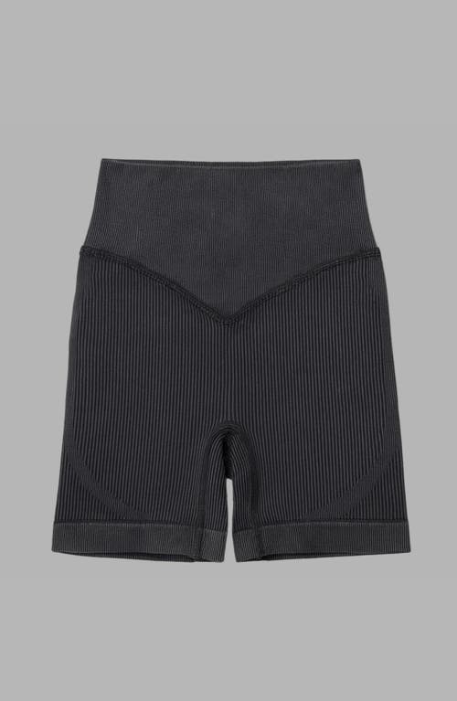 Blvck Acid Wash Sports Set In Gray