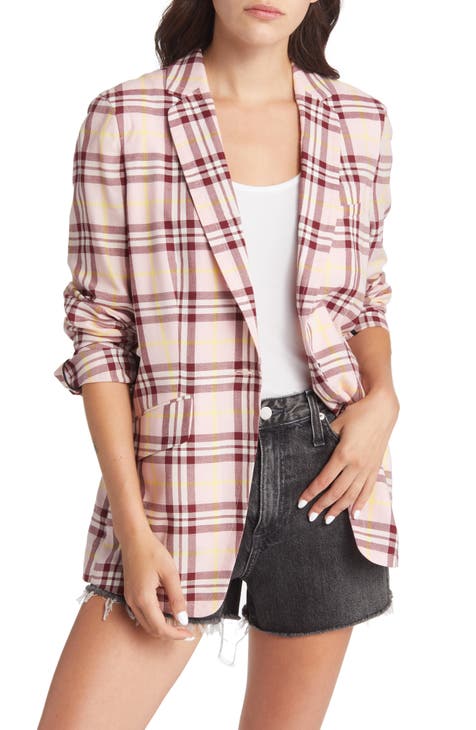 Margot Plaid Blazer