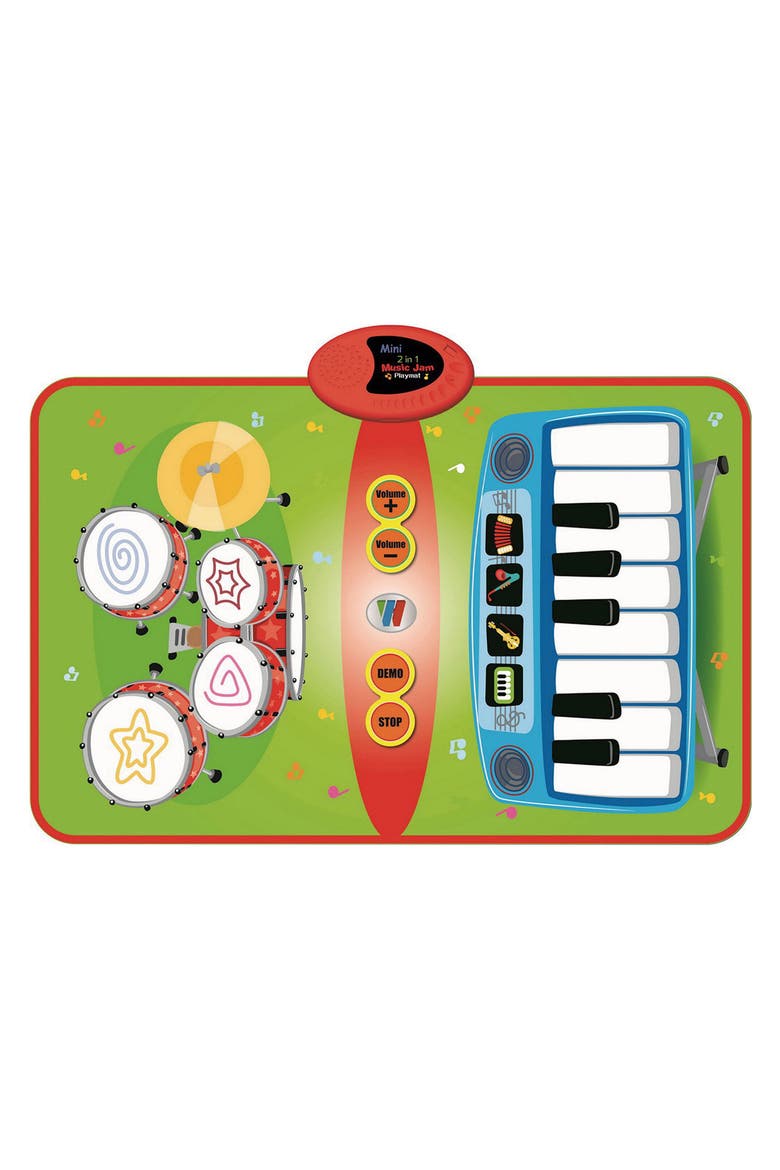 Big Band Music Mat, Main, color, GREEN