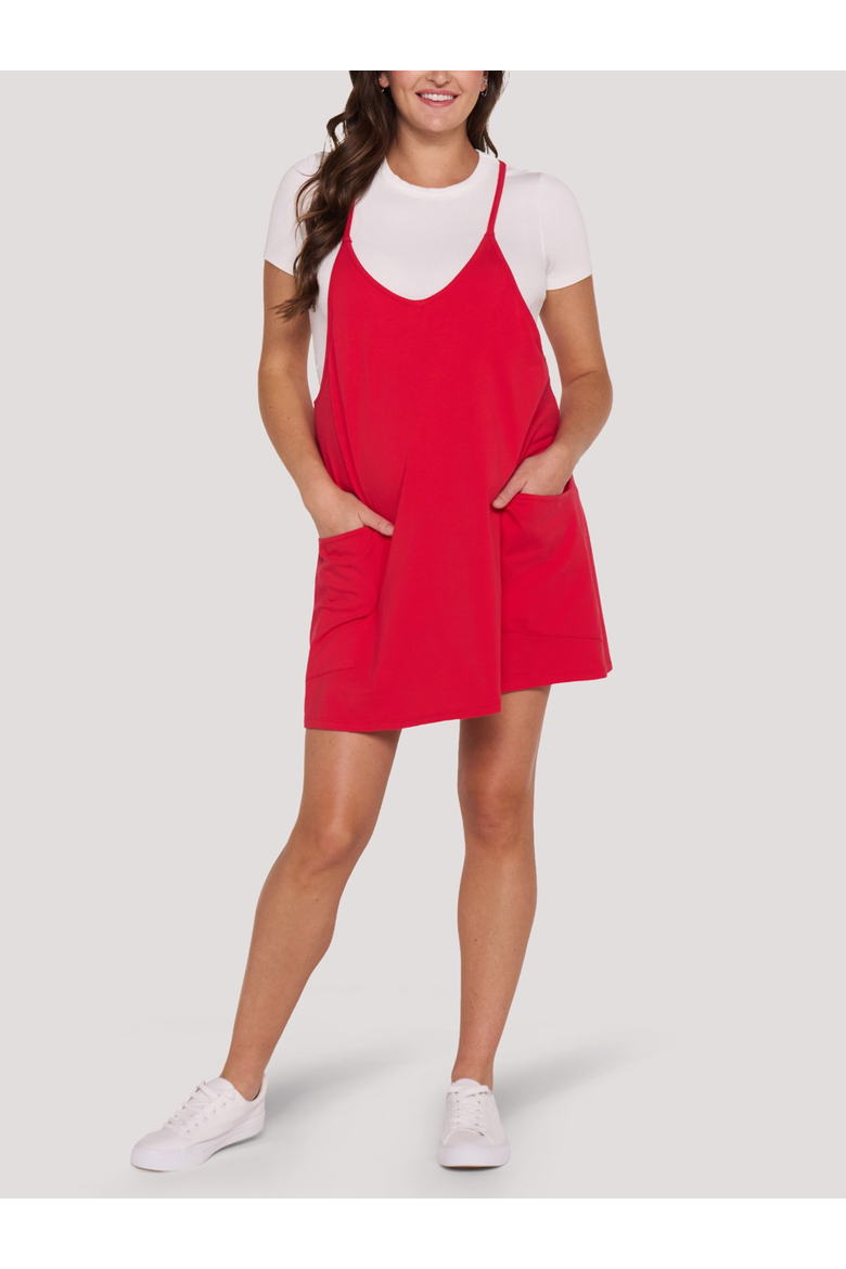 Sleeveless Relaxed Fit Dress Romper, Main, color, Ski Patrol