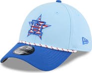 New Era Men's New Era Light Blue/Blue Houston Astros 2025 Fourth of July 39THIRTY Flex Hat