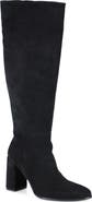 Diba True Text Back Leather Knee High Boot