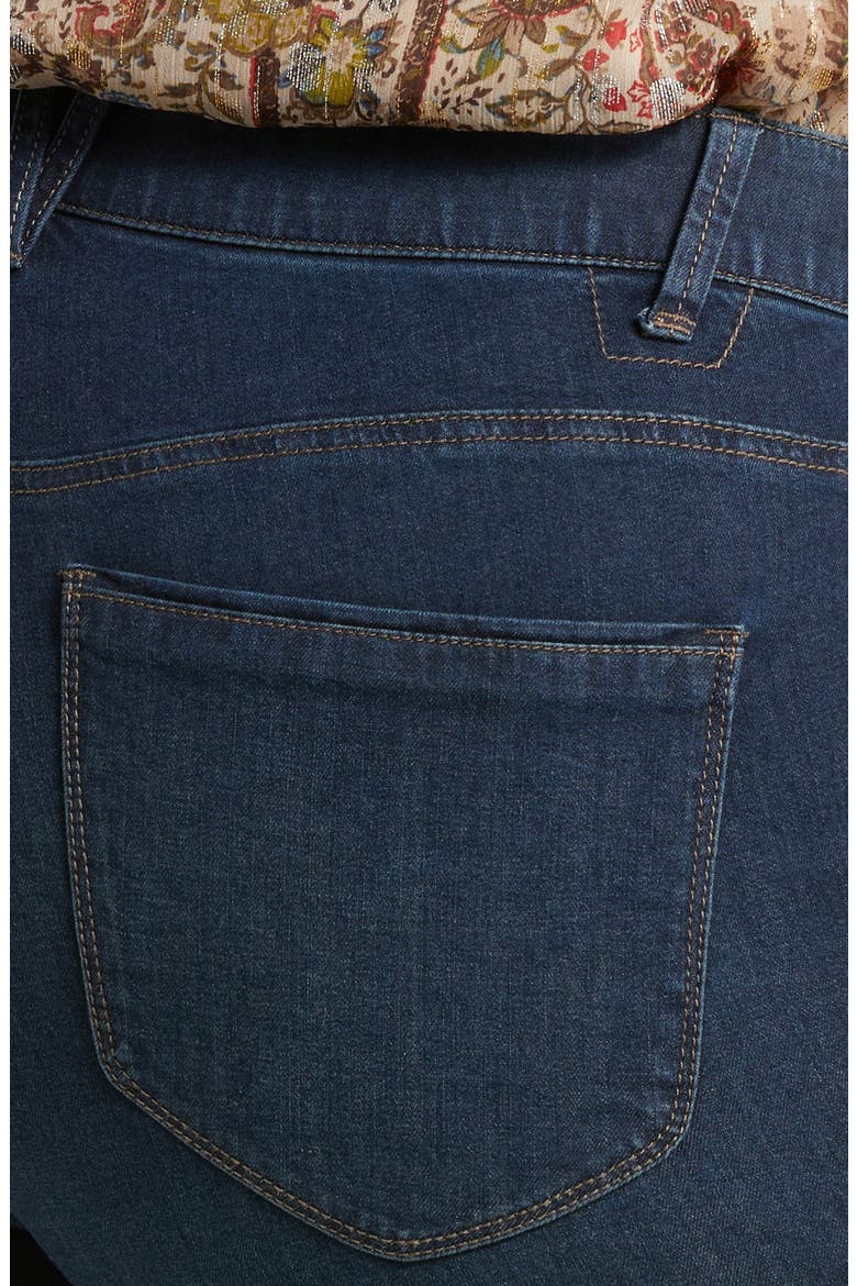 'Ab'solution Button Fly High Waist Jeans (Nordstrom Exclusive), Alternate, color, INA-INDIGO ARTISANAL