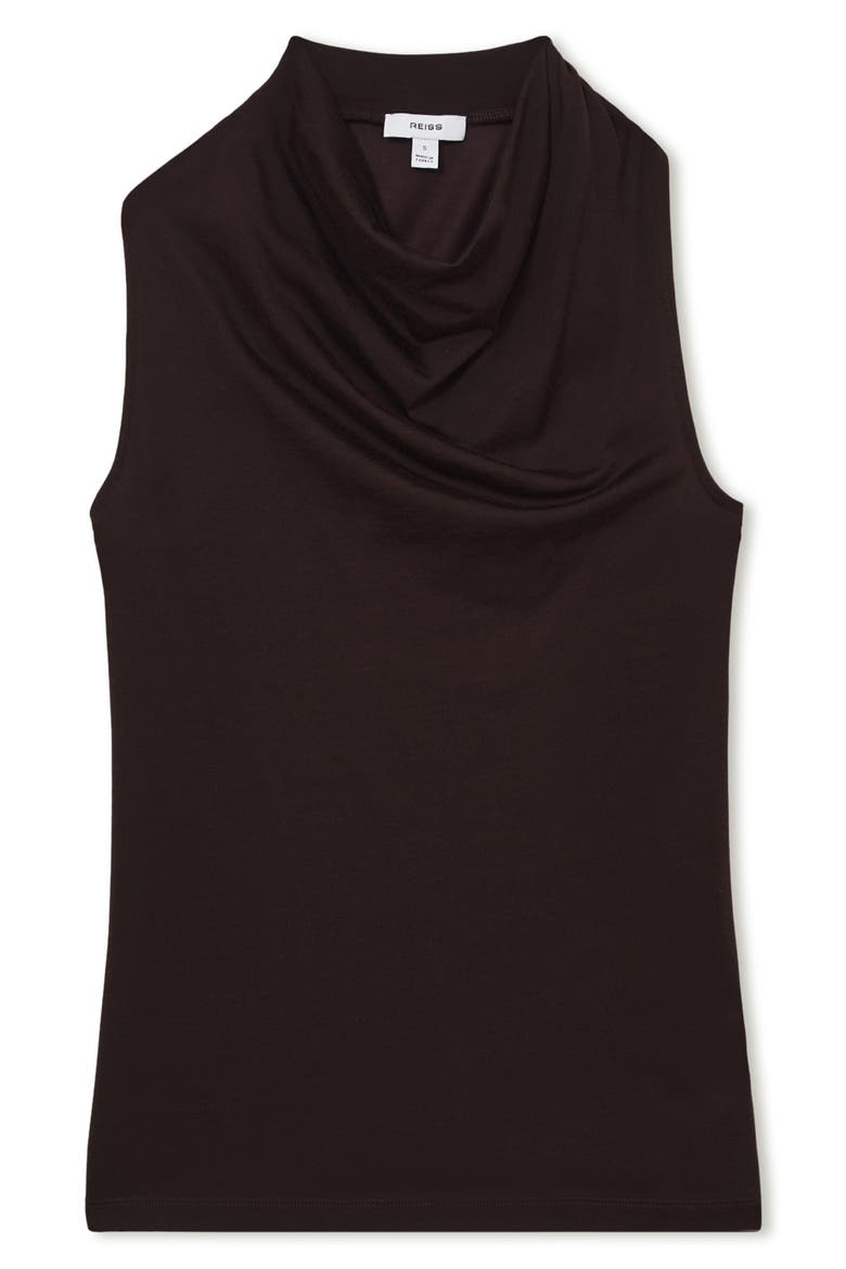 Darla Cowl Neck Shell, Alternate, color, PLUM PURPLE