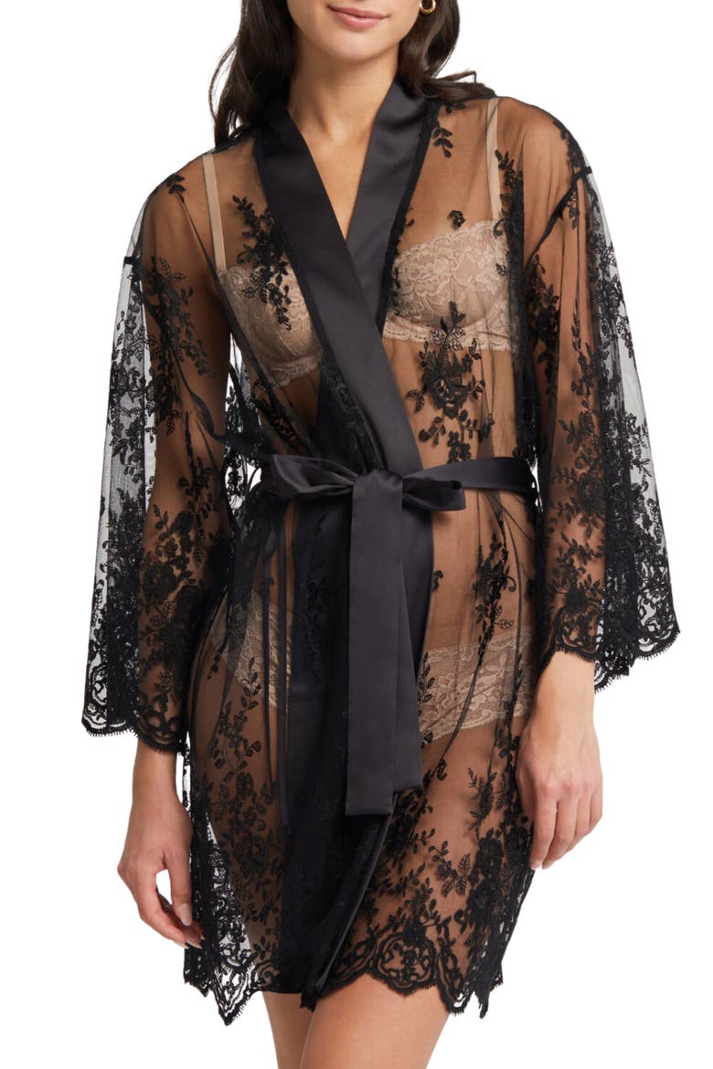 Darling Lace Wrap, Main, color, BLACK
