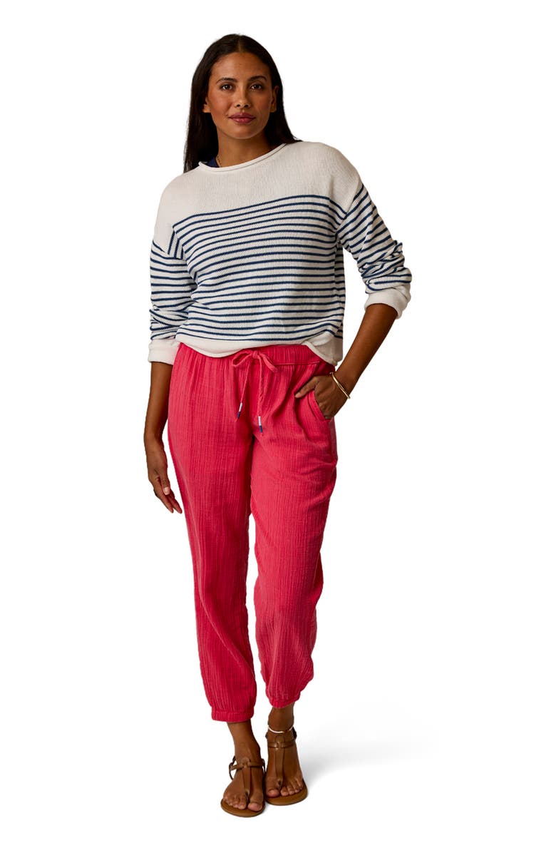 Carve Designs Rue Sweater, Main, color, Vintage Blue Stripe