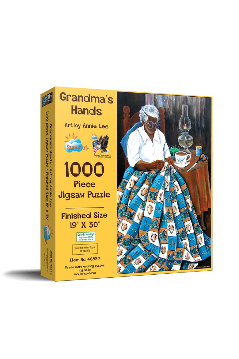 Grandma's Hands 1000 piece Jigsaw Puzzle for Adults, Main, color, Multicolor