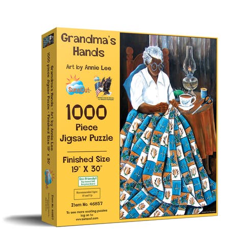 Grandma
s Hands 1000 piece Jigsaw Puzzle for Adults