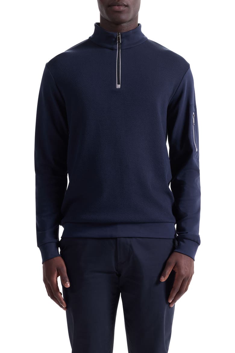 Soft Touch Quarter Zip, Main, color, NAVY