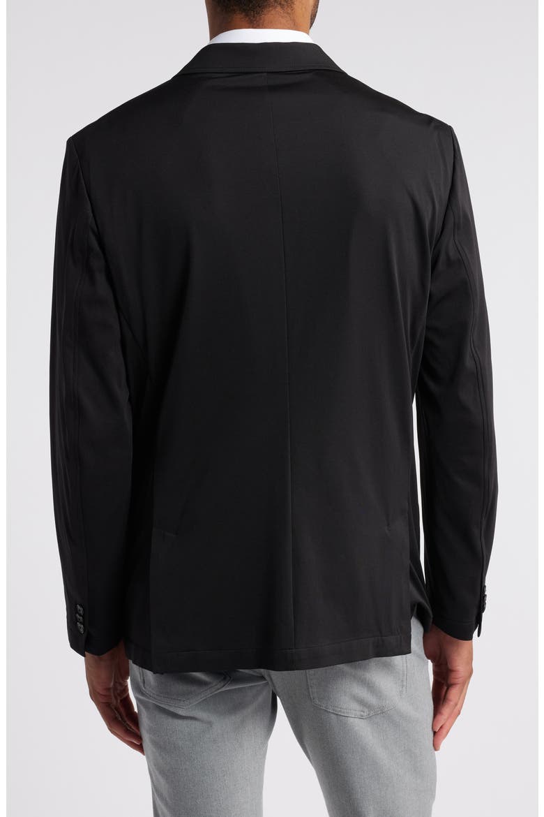XC Flex® Solid Black Knit Sport Coat, Alternate, color, BLACK