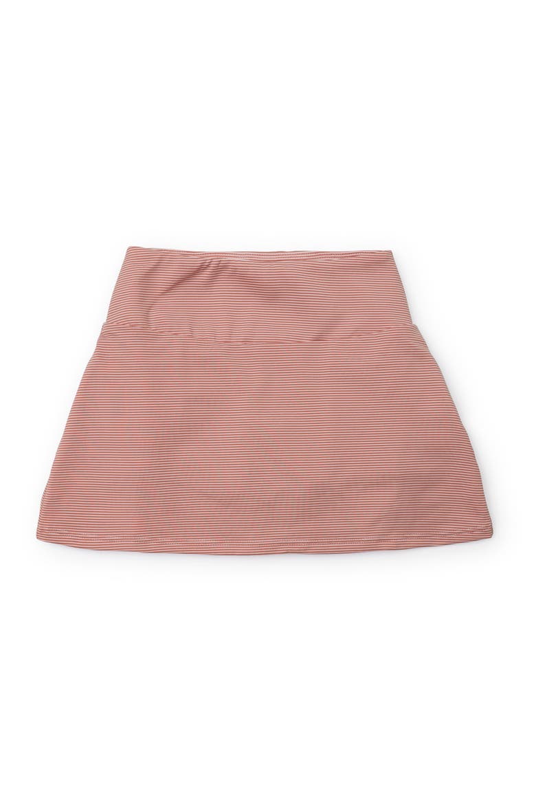 Margot Girls' Performance Skirt, Main, color, Orange Stripes