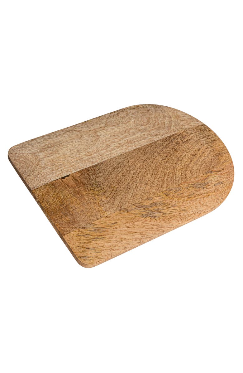 Storied Home Artisanal Mango Wood Cheese and Cutting Board, Main, color, Natural