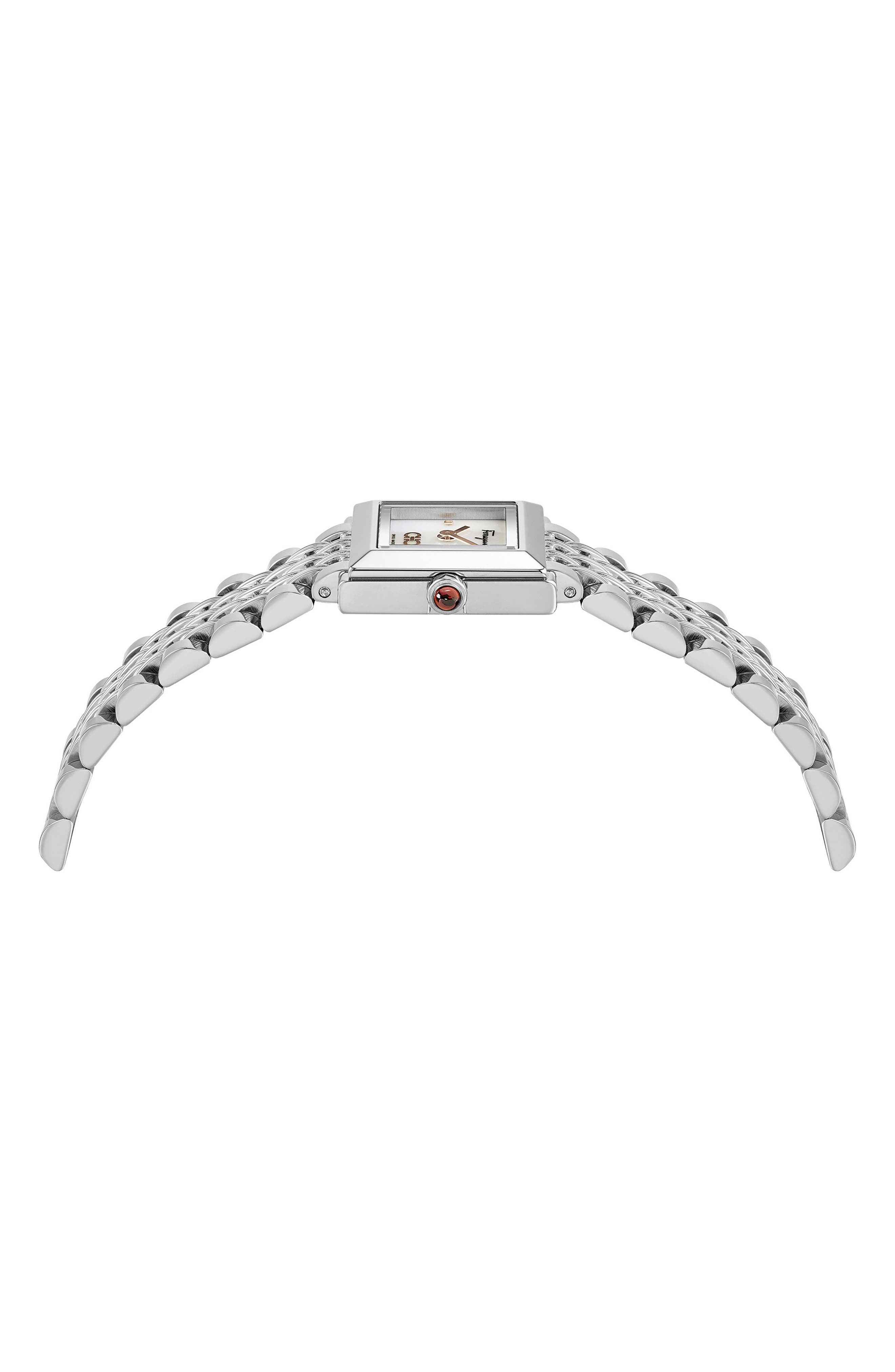 FERRAGAMO Square Bracelet Watch, 19mm x 19mm (Women) | Nordstromrack