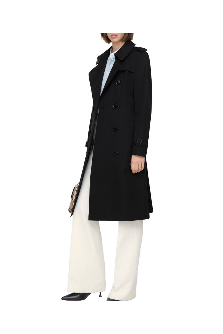 Long Chelsea Heritage Trench Coat, Alternate, color, Black