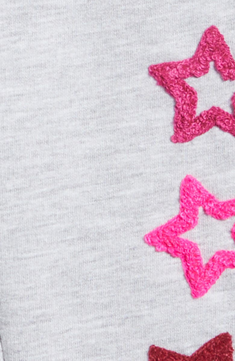 Splendid Bright Star Embellished Velour Sweatshirt & Joggers Set, Alternate, color, 