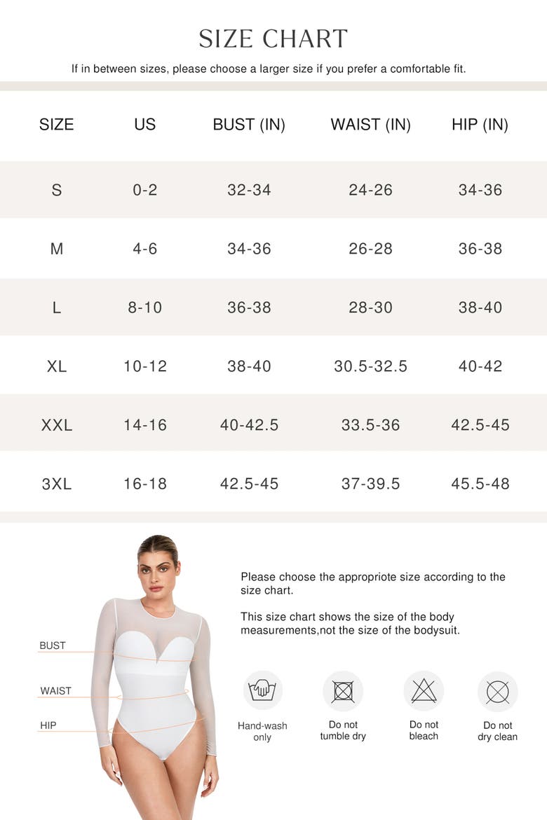 Sheer Mesh Sultry Date Night & Cocktail Long Sleeve Bodysuit, Alternate, color, Ivory