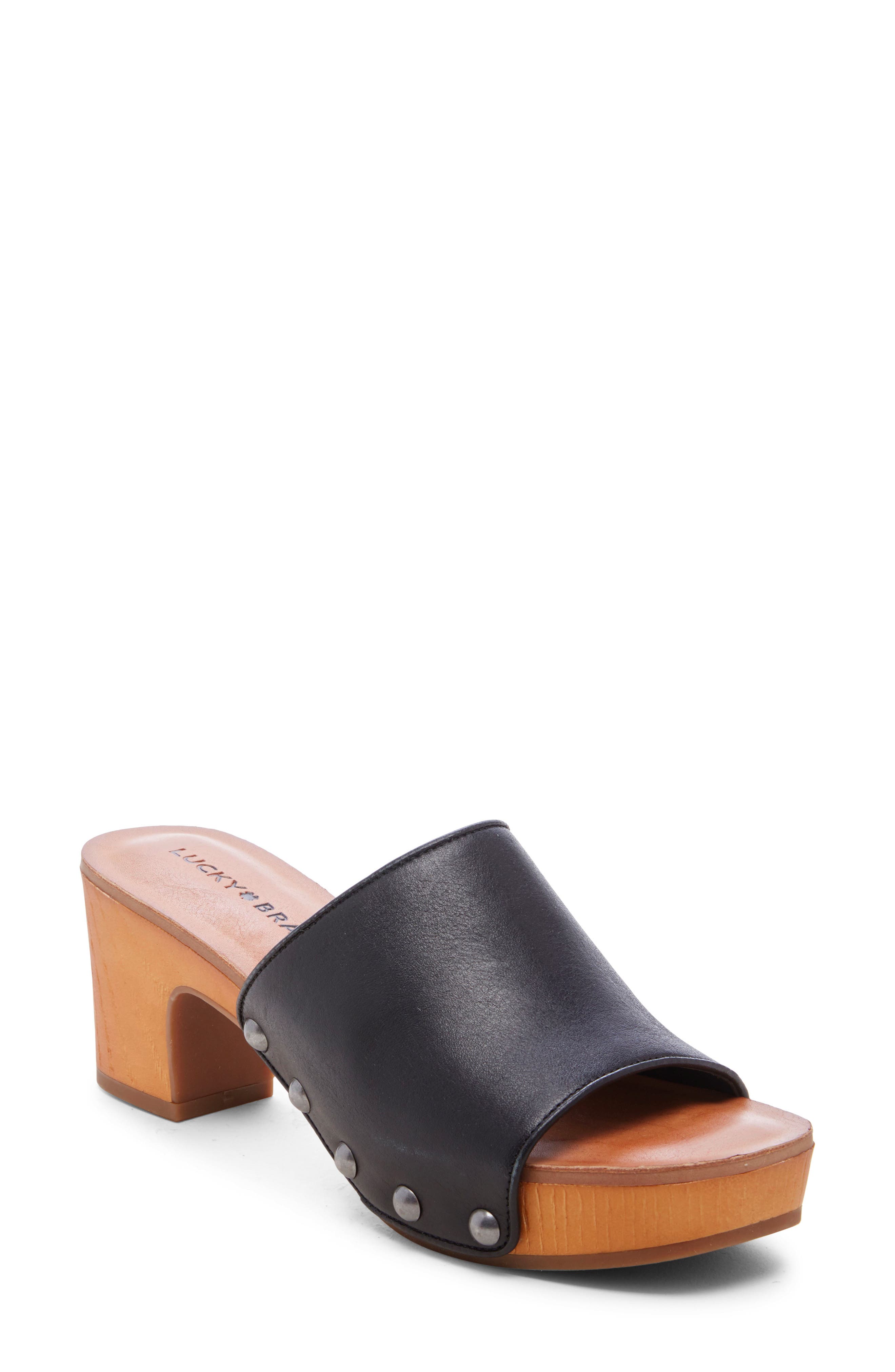 Lucky Brand Fineena Clog Slide Sandal, Main, color, 