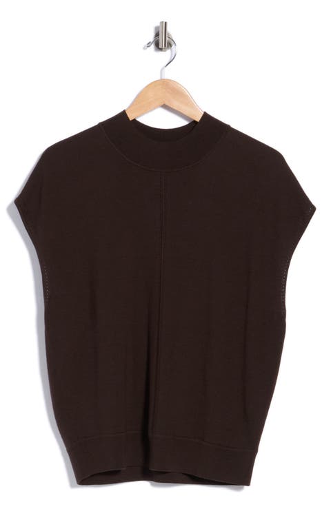 Wren Mock Neck Wool Sweater
