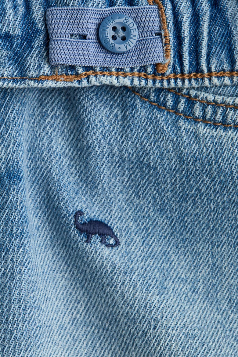 Loose Fit Jeans, Alternate, color, Light denim blue/dinosaurs
