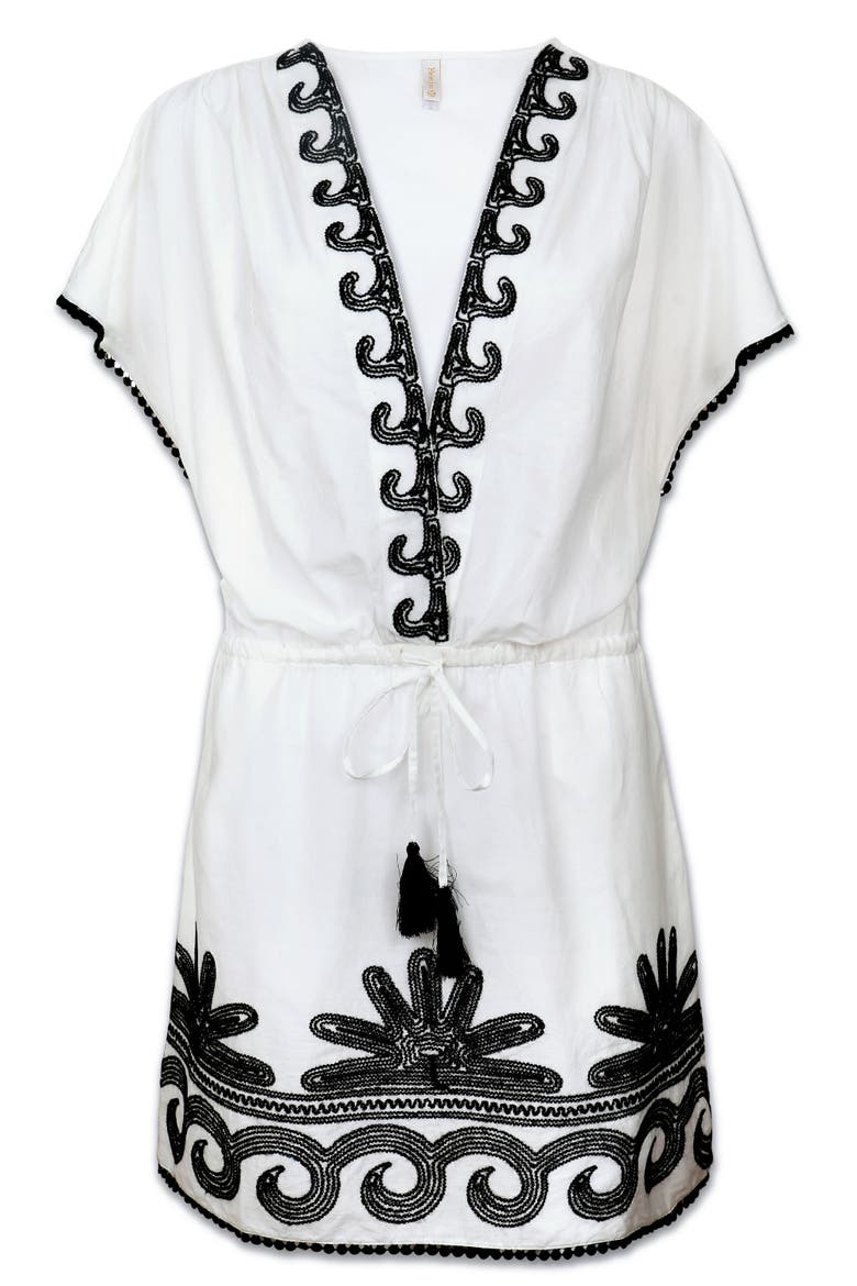 Margaux Dress, Alternate, color, Black White