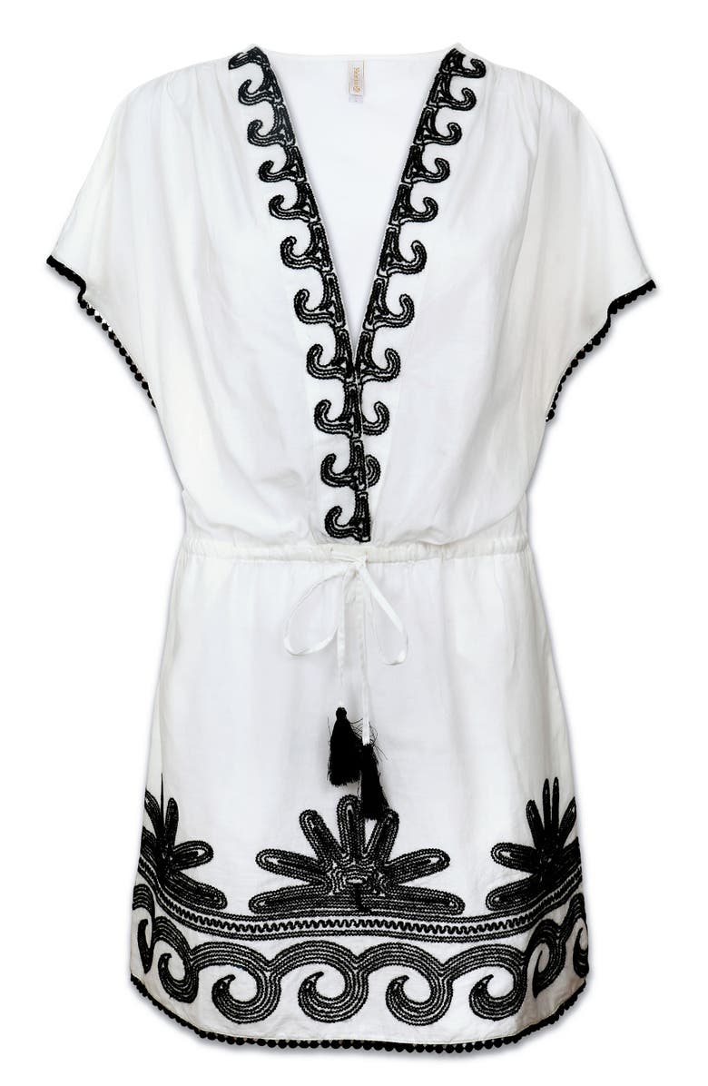 HELEN JON Margaux Dress, Alternate, color, Black White