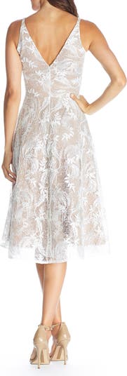 Elisa Lace Fit & Flare Dress