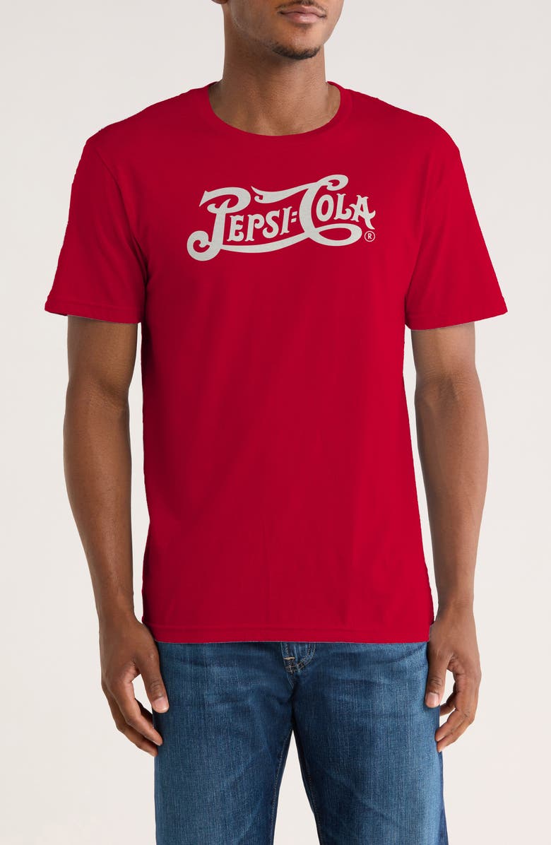 Monster Digital Pepsi Vintage Logo Graphic T-Shirt, Main, color, Red