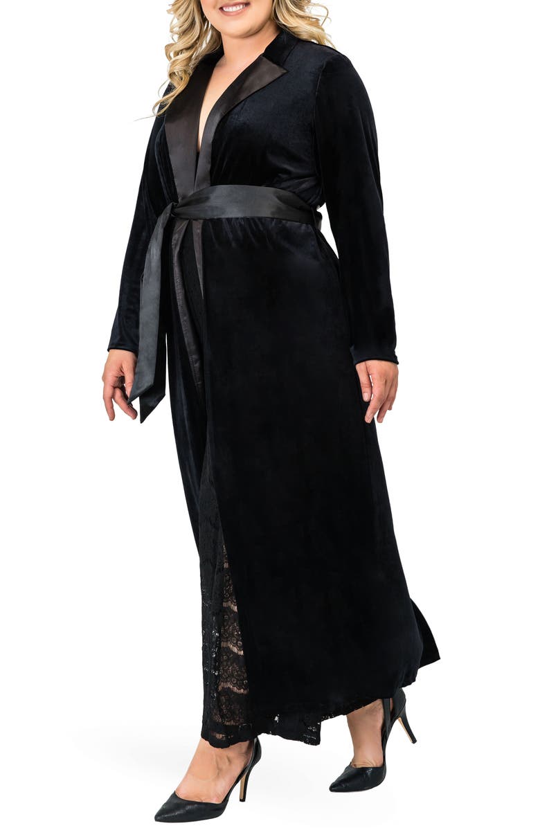 Standards & Practices Freya Wrap Coat Dress, Alternate, color, 