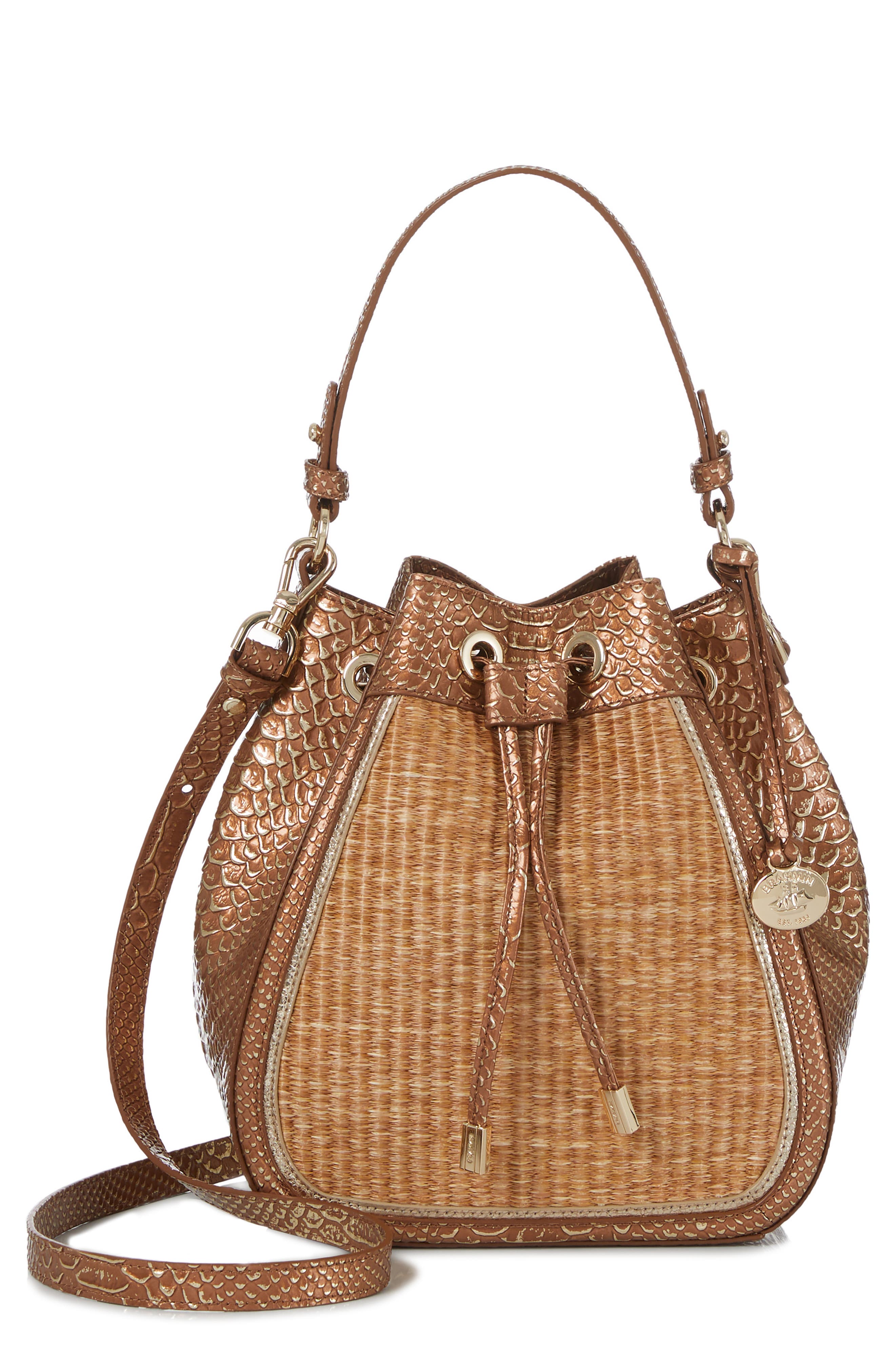 Brahmin Melinda Bucket Bag, Main, color, 