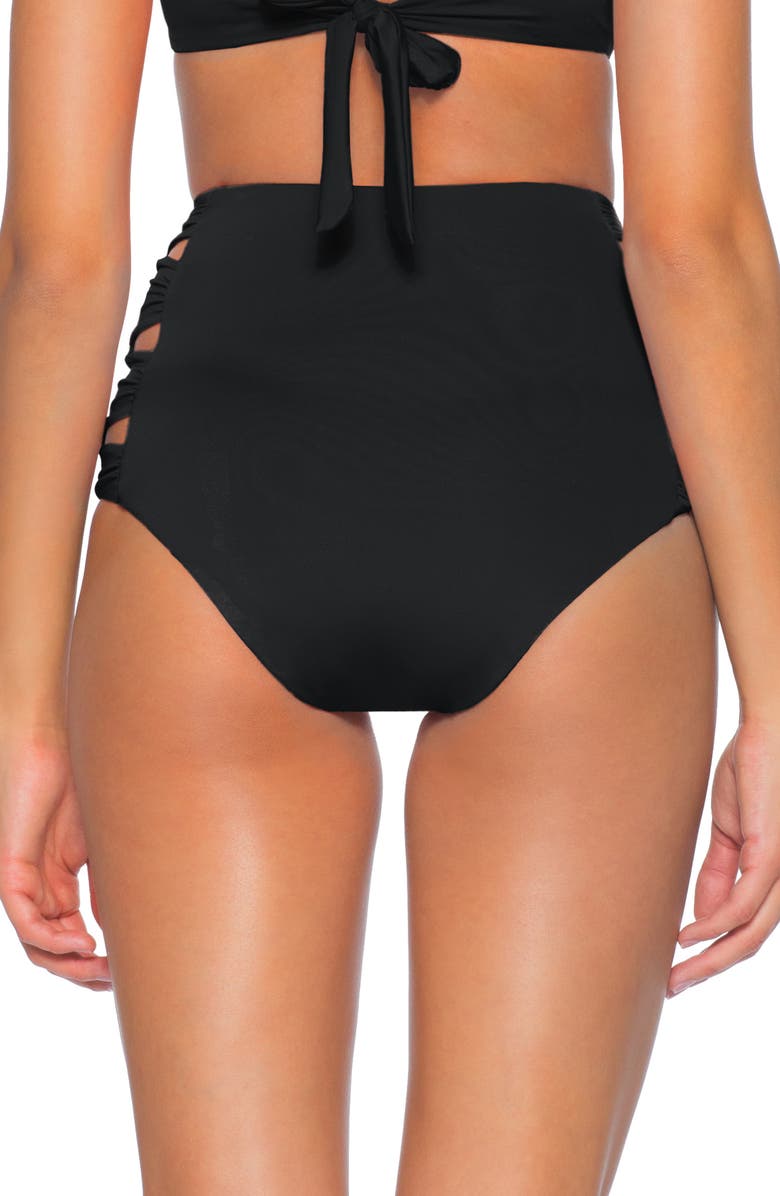 Soluna Clear Skies Eclipse High Waist Bikini Bottom, Alternate, color, 