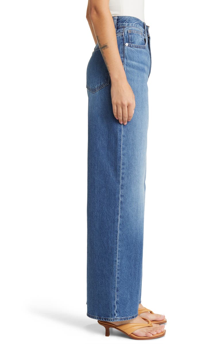Madewell Superwide Leg Jeans, Alternate, color, Fannin Wash