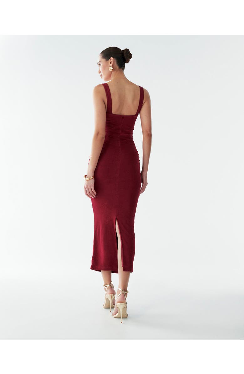 BWLDR Woods Dress, Alternate, color, Burgundy
