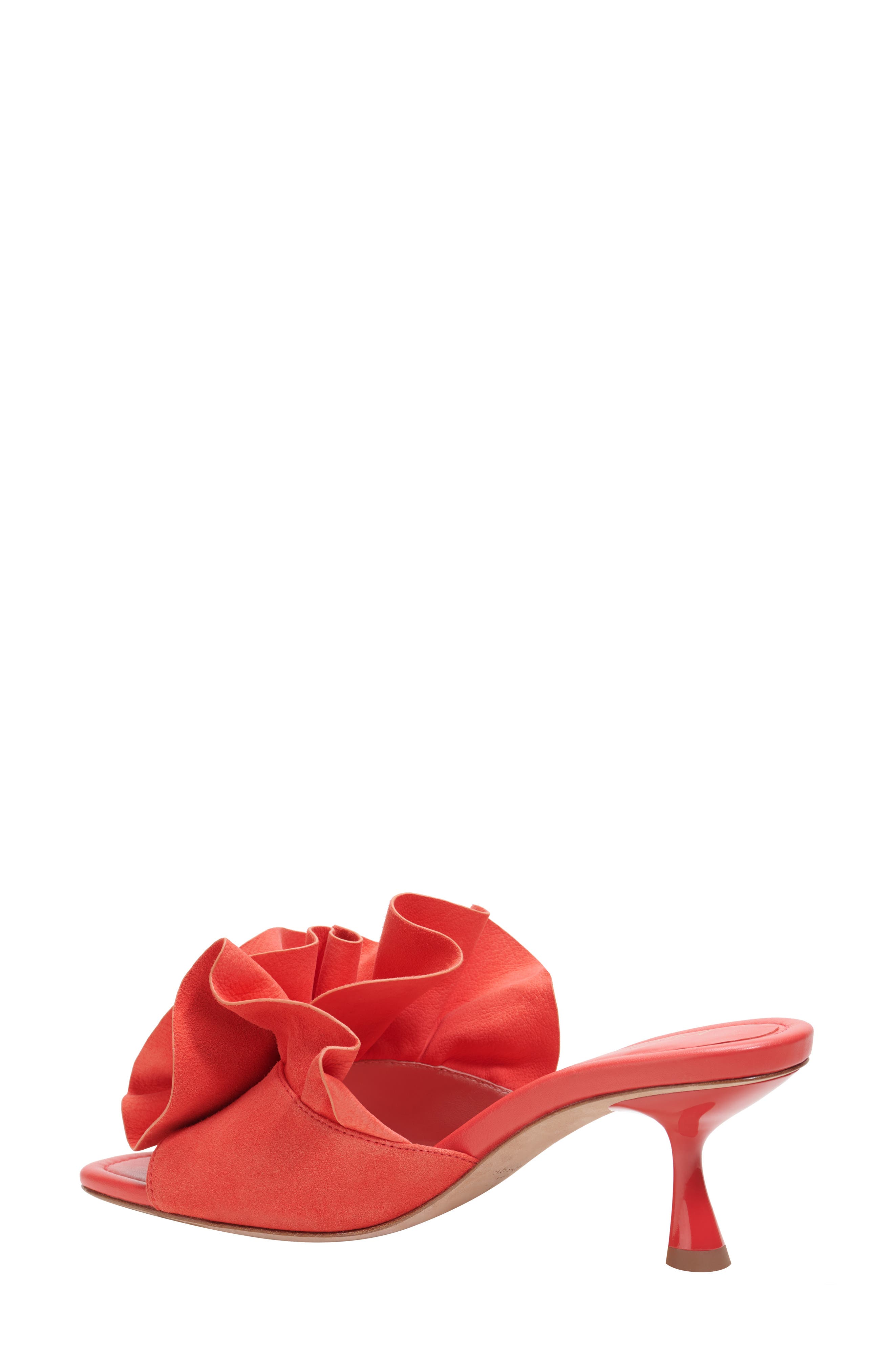 flourish flower accent sandal, Alternate, color, PONDEROSA RED