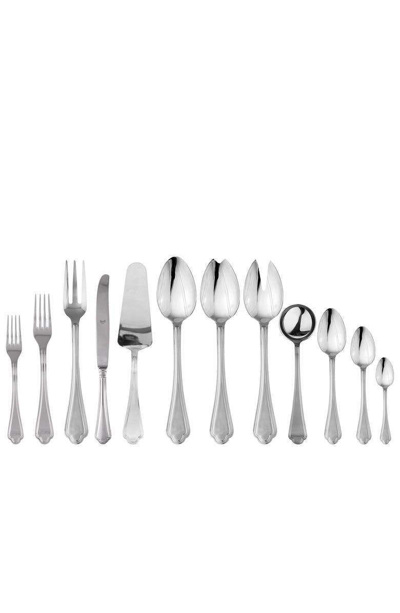 Mepra Leonardo Flatware Set - 67 Pieces, Main, color, Stainless Steel