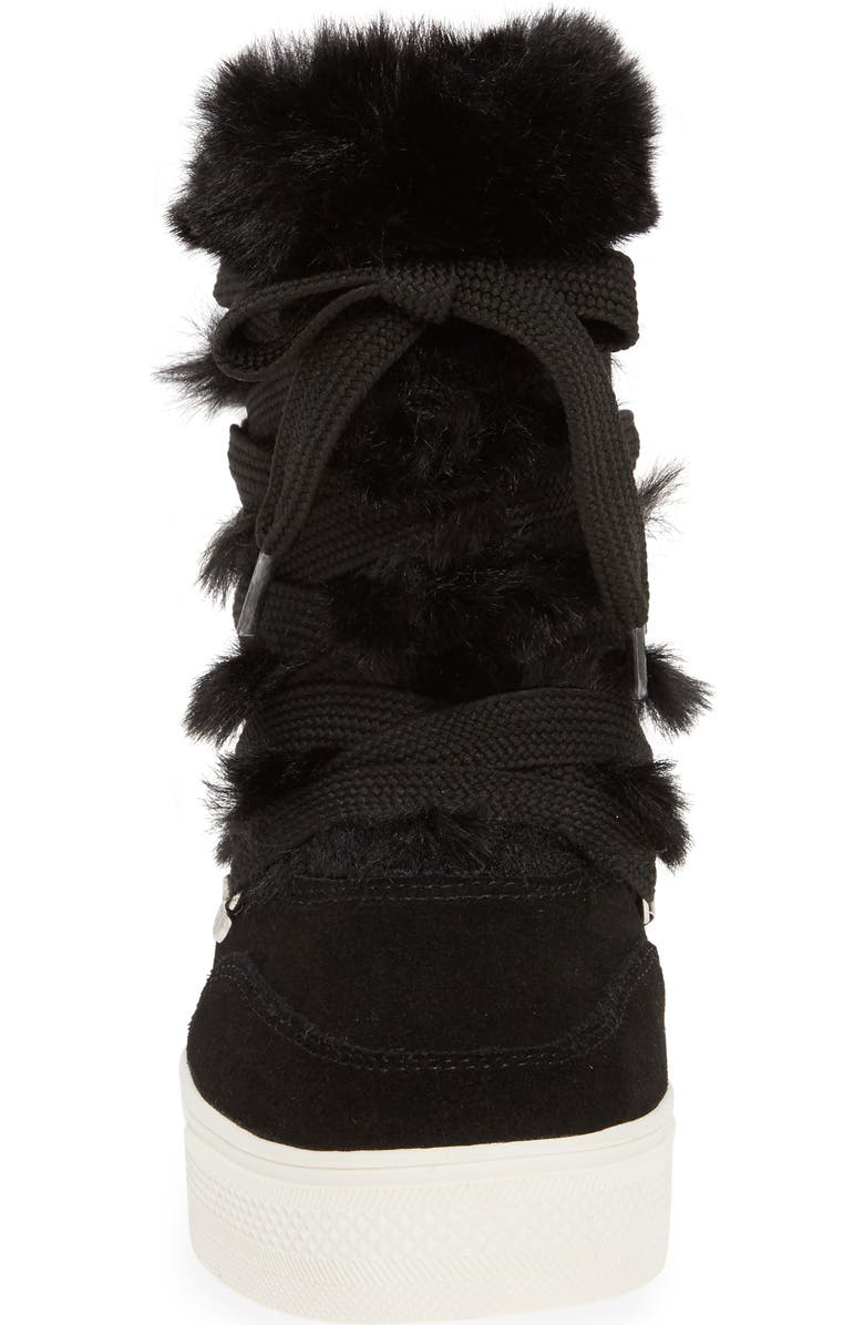 Steve Madden Wharton Faux Fur Bootie, Alternate, color,