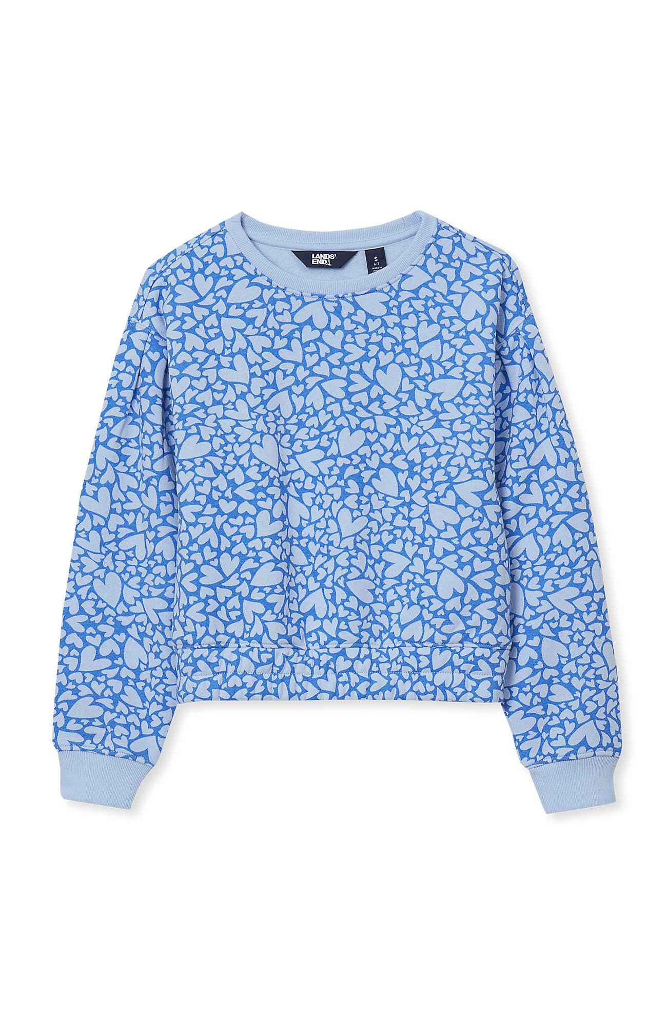 Tossed Hearts/Vista Blue
