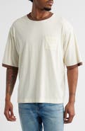 Elwood Trophy Ringers Oversize Organic Cotton Pocket T-Shirt