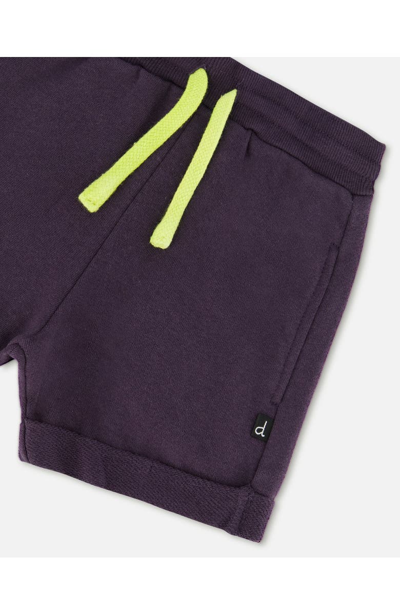 Deux par Deux Baby Boy's French Terry Short Dark Gray, Alternate, color, 