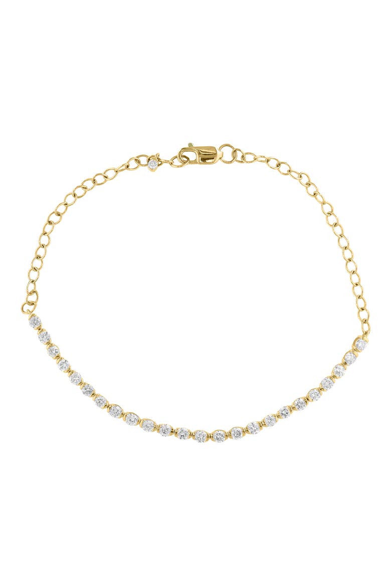 Lab-Grown Diamond Chain Bracelet, Main, color, GOLD