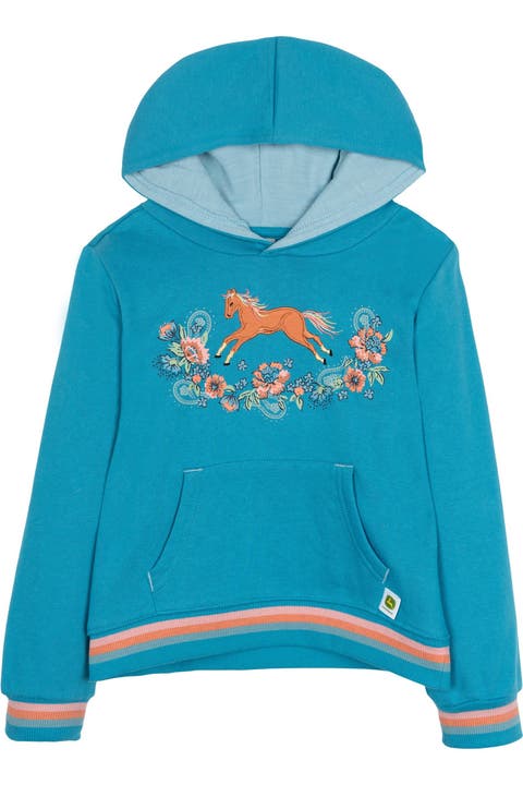Girls' Fleece Hooded Sweatshirt