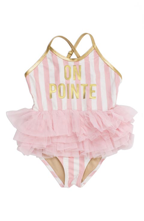 Kids' One Pointe Tutu One-Piece Swimsuit (Toddler & Little Kid)