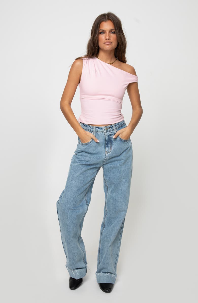 Princess Polly Danza One-Shoulder Top, Alternate, color, 