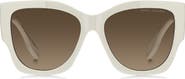 Marc Jacobs 56mm Gradient Cat Eye Sunglasses