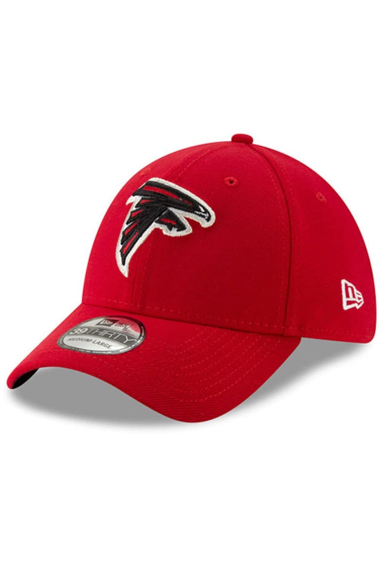 Men's New Era Red Atlanta Falcons 39THIRTY Flex Team Classic Hat, Main, color, Red